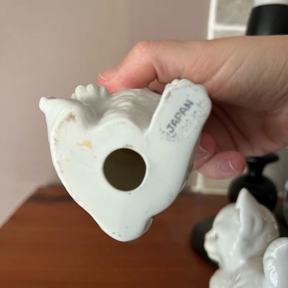 Vintage •Porcelain Cats- made in Japan• - Picture 7 of 8